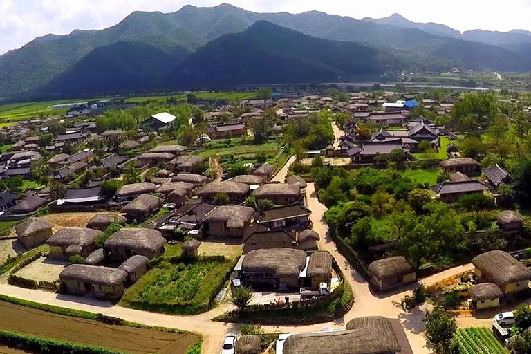 روستای قومی اندونگ در کره جنوبی