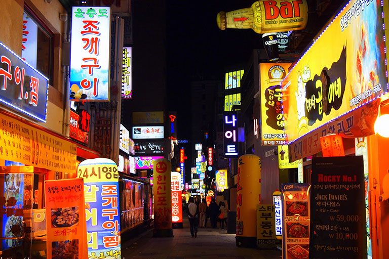 Hongdae در کره جنوبی