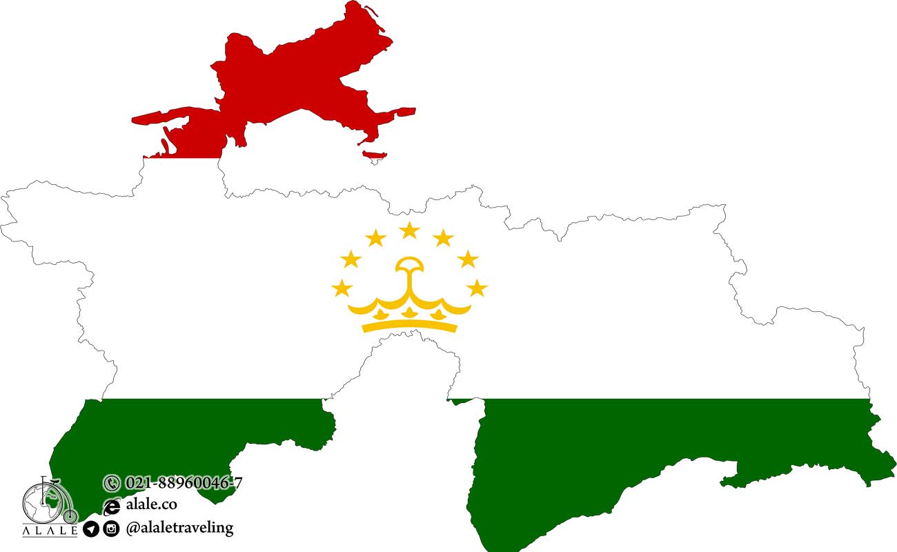 نقشه و پرچم کشور تاجیکستان