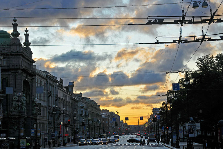خیابان Nevsky Prospect در روسیه
