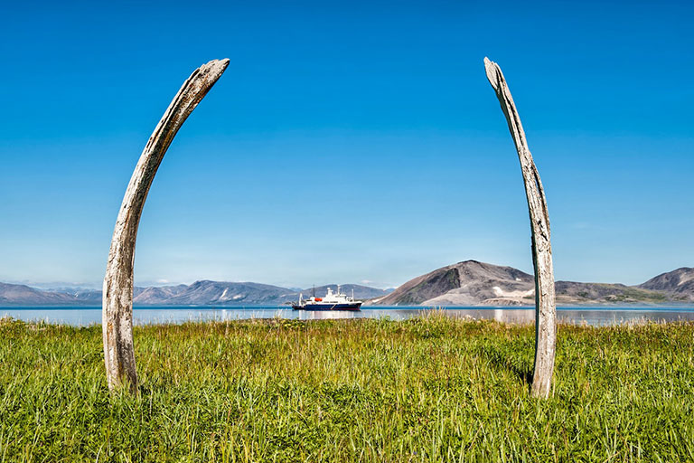 جزیره استخوان نهنگ در روسیه