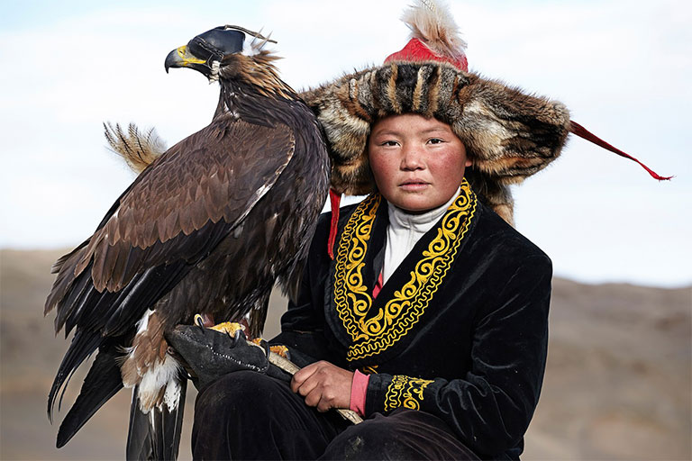 شکار عقاب در قزاقستان