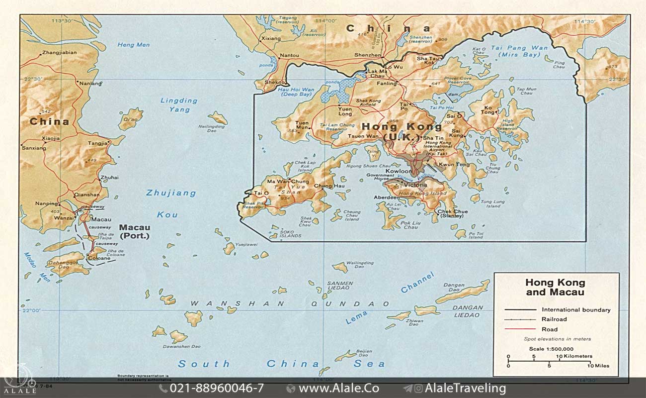 نقشه هنگ کنگ