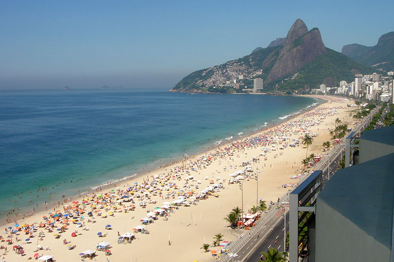Lpanema, Rio de Janeiro ساحلی در برزیل