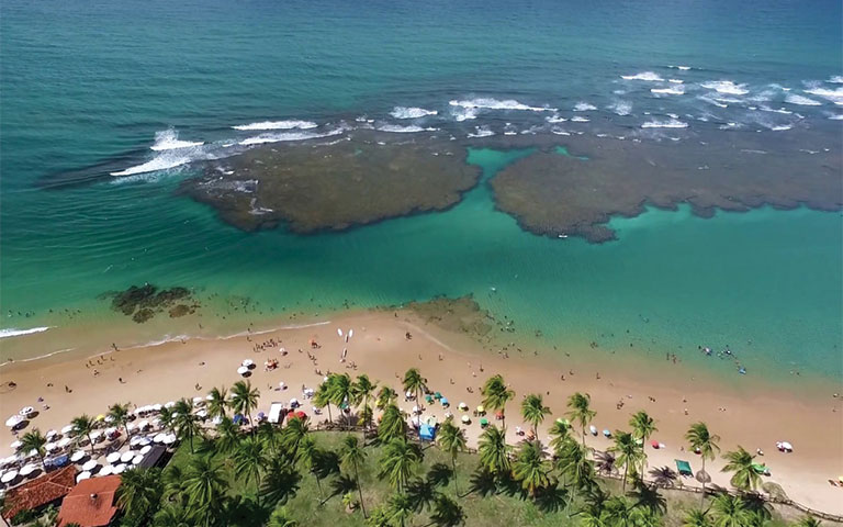 Taipu de For a, Bahia ساحلی در برزیل