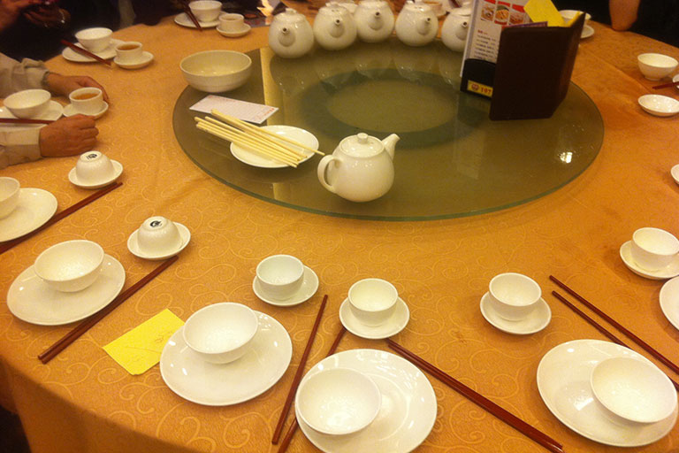 میز دوار در چین