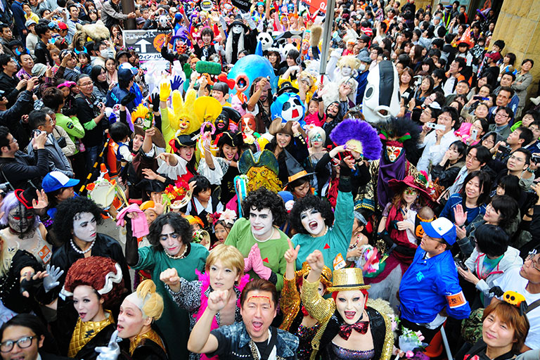 رژه در ژاپن در هالووین